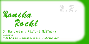 monika rockl business card